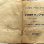 Order of Service for the Dedication of the refurbished Church Organ - cover Order of Service for the Dedication of the refurbished Church Organ