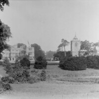 House and church from the south