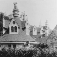 The male servants' lavatory block