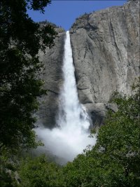 Yosemite Falls from the Yosemite Falls Trail