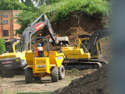 Earth moving, June 16th 2009.