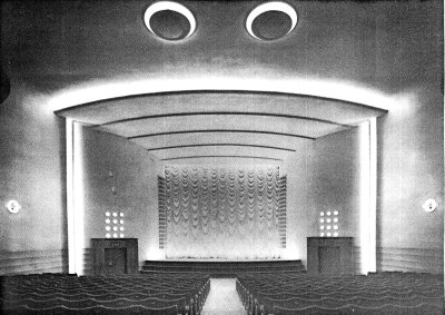 The cinema auditorium