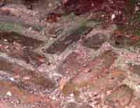 Roman herringbone flooring