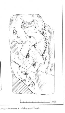 Drawing of Anglo-Saxon stone