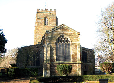 Exterior of the East Window.