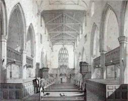 Church interior looking East (circa 1840)