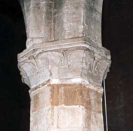 Image of pillar showing capital