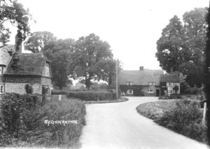 The Swan Inn and Nurses Cottage about 1930.