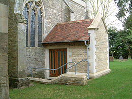 New North Porch containing toilets 2009