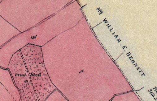 Thornton Estate Map 1904 - Large image sliced up - Please use back button on your browser to return to the Estate page.
