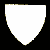 silver or white shield