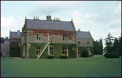 South side of Thornton College with old fire escape