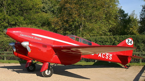 DH88 Comet G-ACSS Grosvenor House