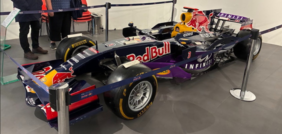 Red Bull F1 exhibit in the Museum's New City Gallery