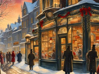Victorian Christmas street