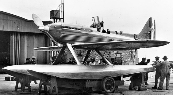 Supermarine S.6B British racing seaplane