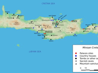 Map of Minoan Crete