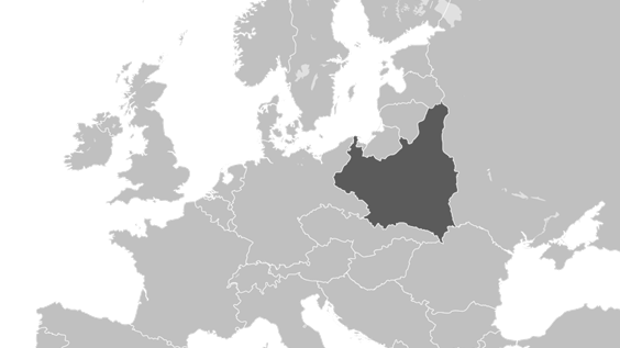 Poland map 1930