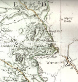 1770 Map of Woburn Sands