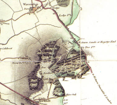 1825 Map of Woburn Sands