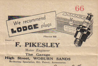 Pikesleys Garage. Still in use today.