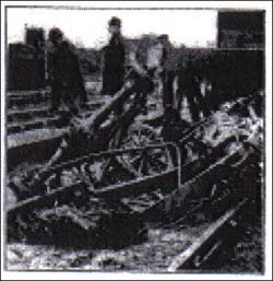 Fenny Stratford disaster wreckage