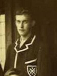 Edgar Leslie Warman, in the Bradfield College Cricket Team, 1897 (Courtesy of Bradfield College)