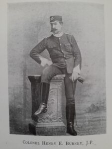 Col. Burney, from "Buckinghamshire Leaders", 1905