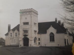 A ‘Polaroid Land Camera’ photo of the front of the Tower, as it was when sold in 1967 [Bucks Archives]