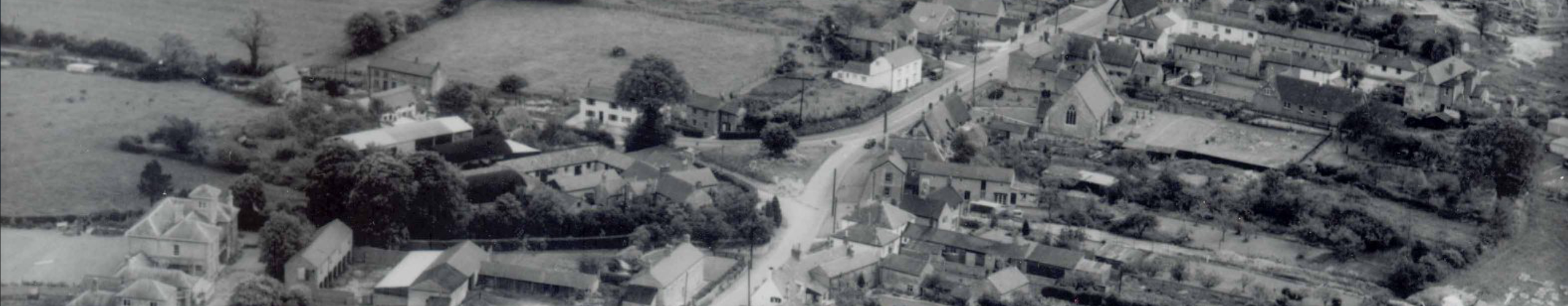 Yardley Gobion From Above - Black & White