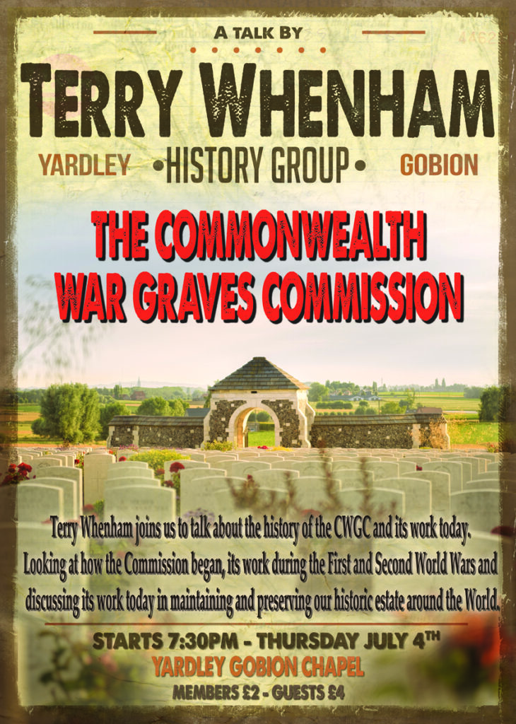 Terry Whenham - The history of The CWGC and its work today.