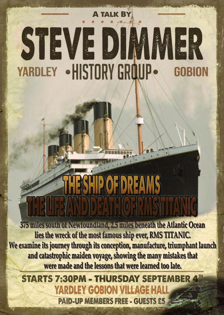 September-2025-Steve-Dimmer-The-Ship-Of-Dreams-The-Life-And-Death-Of-RMS-Titanic