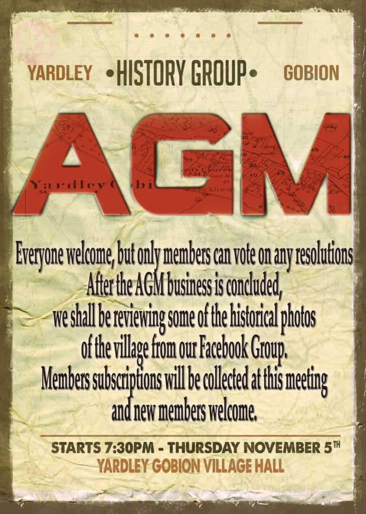 November 2026 - AGM